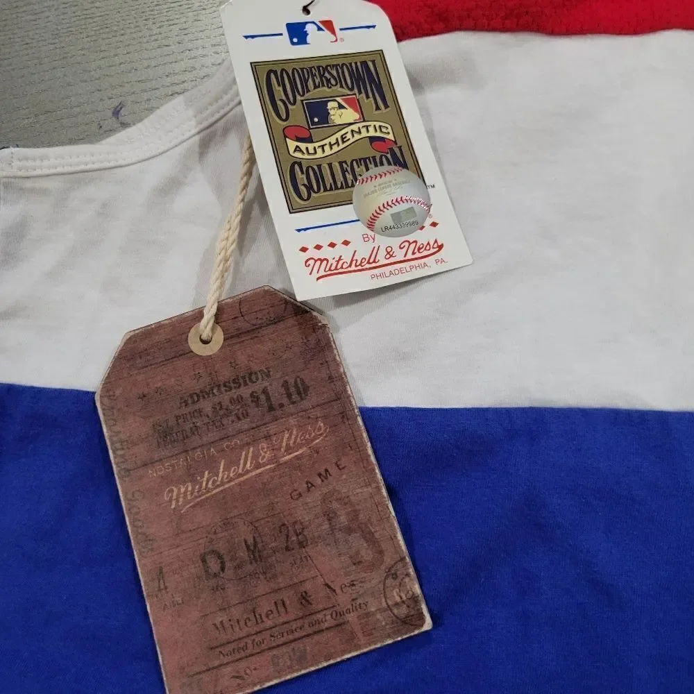 Texas Rangers Mitchell & Ness Home Stand Tanktop(N019)-Size XL for Men
